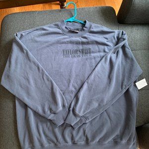 Taylor Swift Eras Tour Blue Crewneck - Large